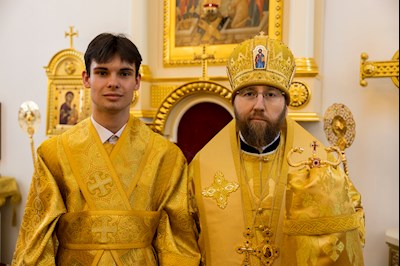 Митрополит Игнатий совершил Божественную литургию в университетском храме святых равноапостольных Мефодия и Кирилла