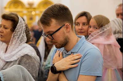Митрополит Игнатий совершил Божественную литургию в университетском храме святых равноапостольных Мефодия и Кирилла
