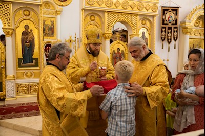 Митрополит Игнатий совершил Божественную литургию в университетском храме святых равноапостольных Мефодия и Кирилла