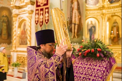 Митрополит Игнатий совершил всенощное бдение в Покровском соборе г. Саратова