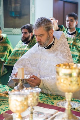 Митрополит Игнатий совершил Божественную литургию в Духосошественском соборе г. Саратова