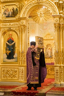Митрополит Игнатий совершил всенощное бдение в Покровском соборе г. Саратова