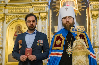 Митрополит Игнатий совершил Божественную литургию в Духосошественском соборе г. Саратова