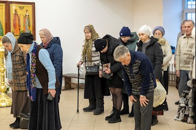 Встреча ковчега с мощами мученицы Татианы