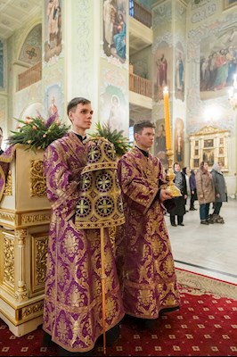 Митрополит Игнатий совершил всенощное бдение в Покровском соборе г. Саратова