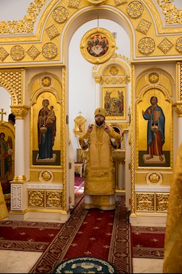 Митрополит Игнатий совершил Божественную литургию в университетском храме святых равноапостольных Мефодия и Кирилла