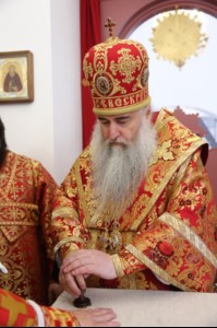 Великое освящение храма святой великомученицы Екатерины г. Саратова и Божественная литургия в новоосвященном храме
