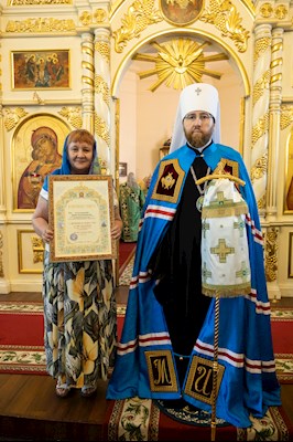 Митрополит Игнатий совершил Божественную литургию в Серафимовском храме г. Саратова