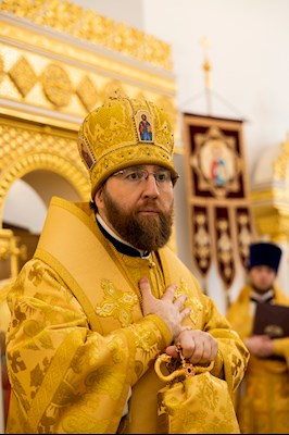 Митрополит Игнатий совершил Божественную литургию в университетском храме святых равноапостольных Мефодия и Кирилла
