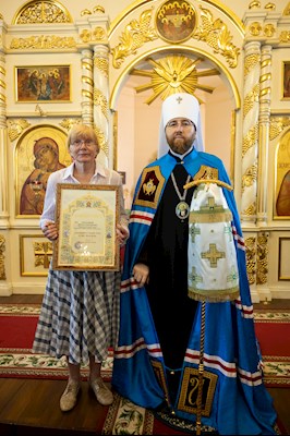 Митрополит Игнатий совершил Божественную литургию в Серафимовском храме г. Саратова