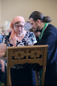 Божественная литургия и Великая вечерня в Свято-Троицком соборе Вольска