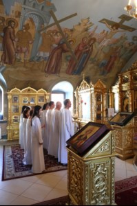 Крещальная литургия в Свято-Троицком кафедральном соборе г.Саратова