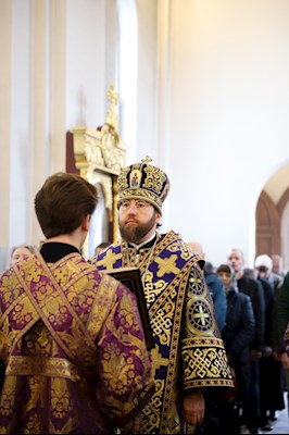 Литургия святителя Василия Великого в Георгиевском храме г. Саратова