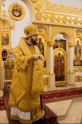 Митрополит Игнатий совершил Божественную литургию в университетском храме святых равноапостольных Мефодия и Кирилла
