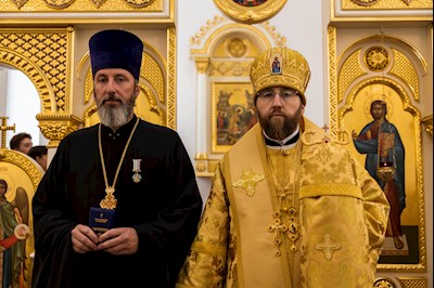 Митрополит Игнатий совершил Божественную литургию в университетском храме святых равноапостольных Мефодия и Кирилла