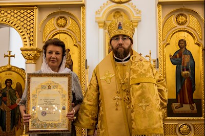 Митрополит Игнатий совершил Божественную литургию в университетском храме святых равноапостольных Мефодия и Кирилла