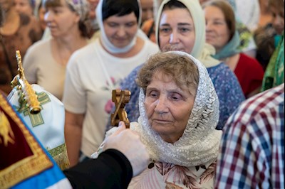 Митрополит Игнатий совершил Божественную литургию в Серафимовском храме г. Саратова