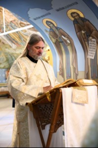 Крещальная литургия в Свято-Троицком кафедральном соборе г.Саратова