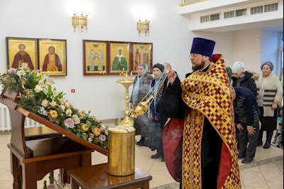 Встреча ковчега с мощами мученицы Татианы