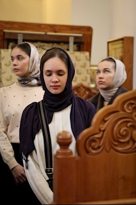 Литургия Преждеосвященных Даров в Свято-Алексиевском женском монастыре г. Саратова