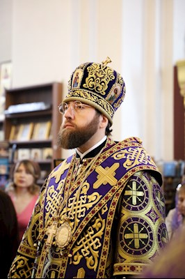 Литургия святителя Василия Великого в Георгиевском храме г. Саратова
