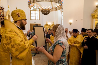 Митрополит Игнатий совершил Божественную литургию в университетском храме святых равноапостольных Мефодия и Кирилла