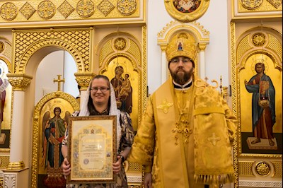Митрополит Игнатий совершил Божественную литургию в университетском храме святых равноапостольных Мефодия и Кирилла