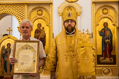 Митрополит Игнатий совершил Божественную литургию в университетском храме святых равноапостольных Мефодия и Кирилла