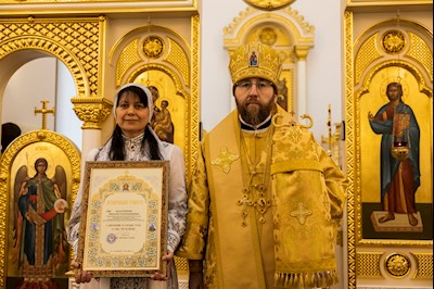 Митрополит Игнатий совершил Божественную литургию в университетском храме святых равноапостольных Мефодия и Кирилла