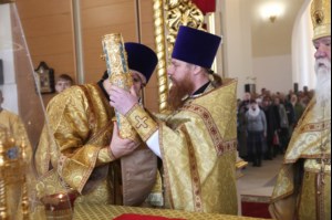 Божественная литургия и вечерня с чином прощения в Свято-Троицком кафедральном соборе г. Вольска