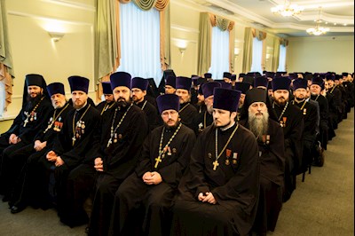 Митрополит Игнатий возглавил ежегодное Епархиальное собрание духовенства Саратовской епархии