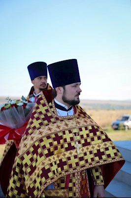 Божественная литургия в храме новомучеников и исповедников Саратовских г. Саратова