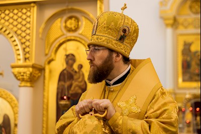 Митрополит Игнатий совершил Божественную литургию в университетском храме святых равноапостольных Мефодия и Кирилла