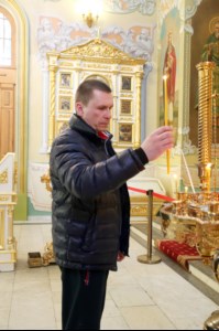 Божественная литургия в храме в честь Покрова Пресвятой Богородицы г. Саратова