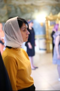 Крещальная литургия в Свято-Троицком кафедральном соборе г.Саратова
