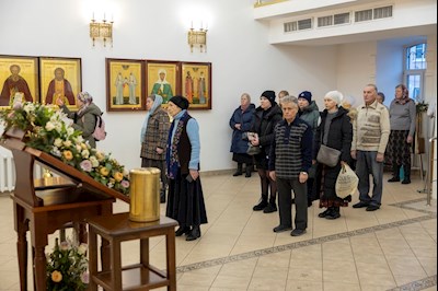 Встреча ковчега с мощами мученицы Татианы