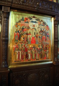 Всенощное бдение в Крестовоздвиженском храме г. Хвалынска