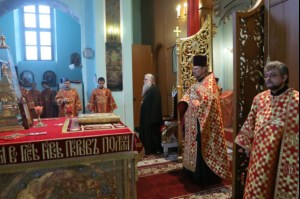 Всенощное бдение в Духосошественском кафедральном соборе Саратова