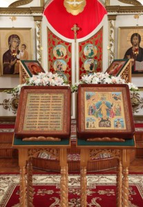 Божественная литургия в Спасо-Преображенском мужском монастыре Саратова