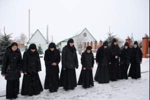Всенощное бдение в Свято-Сергиевском женском монастыре с. Алексеевка Базарно-Карабулакского р-на