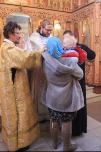 На Волге в селе Пристанное совершен чин Великого освящения воды