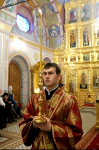 Всенощное бдение в Свято-Троицком кафедральном соборе Саратова
