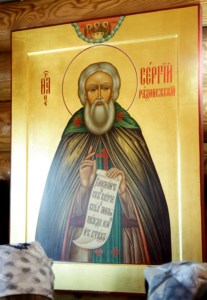 Всенощное бдение в храме во имя преподобного Сергия Радонежского с. Кошели Воскресенского района