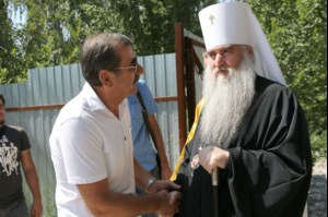 Чин основания храма во имя апостола и евангелиста Иоанна Богослова в Октябрьском районе города Саратова