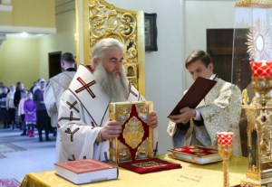 Литургия апостола Иакова на Архиерейском подворье — храме во имя святого апостола и евангелиста Иоанна Богослова при СПДС
