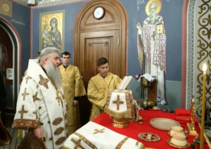 Божественная литургия в Свято-Троицком кафедральном соборе г.Саратова
