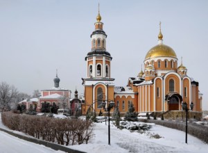 Божественная литургия и Великое освящение в Свято-Алексиевском женском монастыре г. Саратова