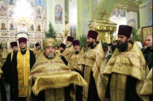 Великая Рождественская вечерня в храме в честь Покрова Пресвятой Богородицы г. Саратова