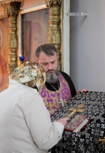 Божественная литургия в храме во имя святого благоверного князя Александра Невского г.Ртищево