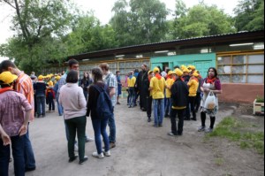 В православном лагере «Солнечный» прошло торжественное открытие первой смены